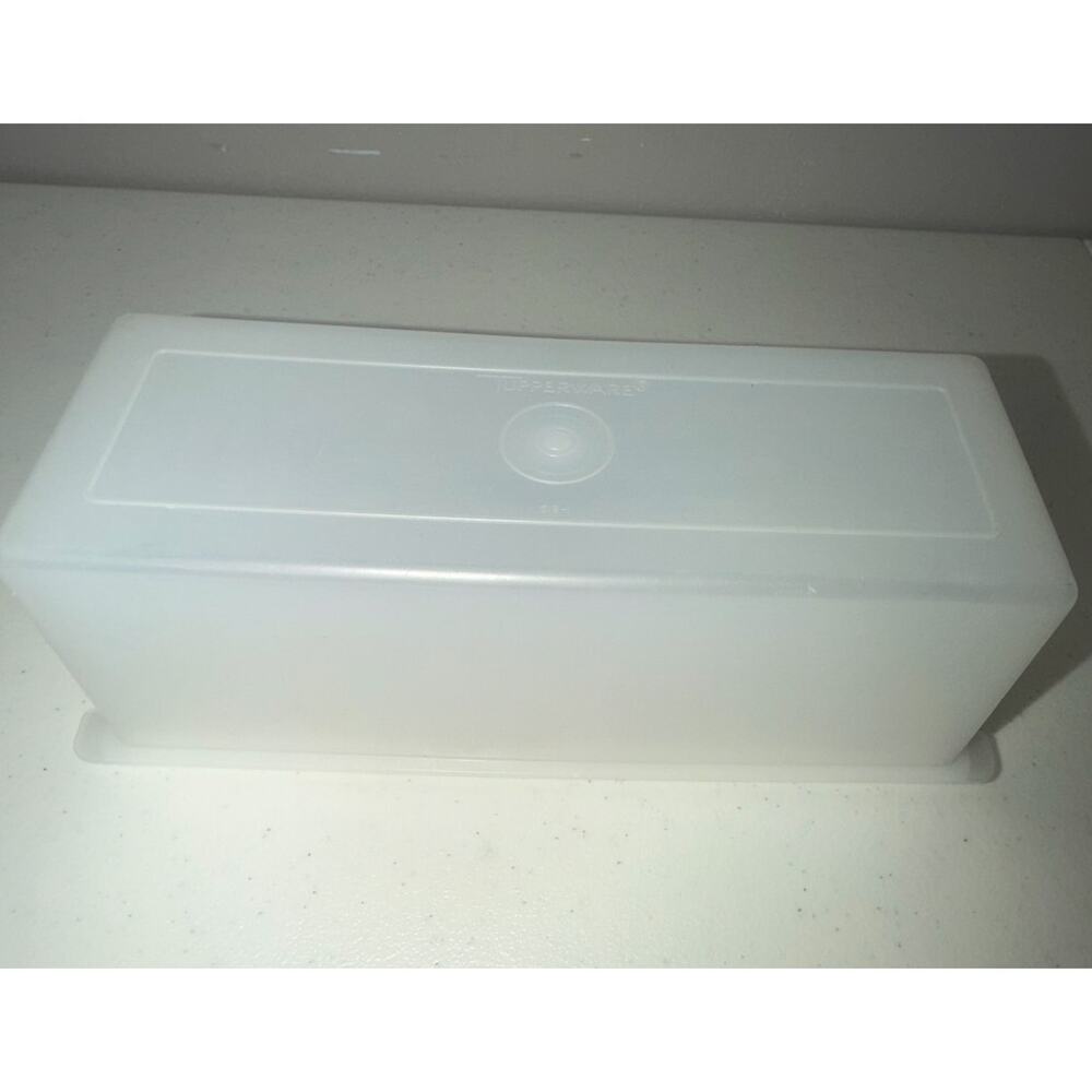 Tupperware Velveeta Cheese Butter Meat Keeper White 518 w/lid 519 Vintage